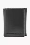 Шкіряний гаманець Fossil чоловічий колір чорний