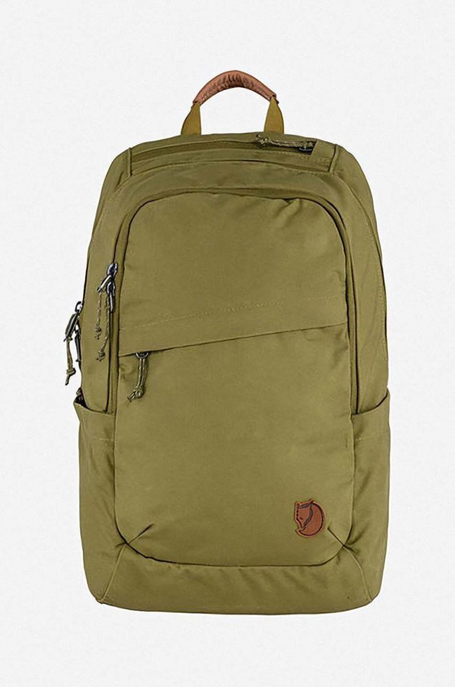 Рюкзак Fjallraven Raven колір зелений великий однотонний F26051.631-631