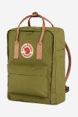 Рюкзак Fjallraven Kanken F23510 631-241 колір зелений великий з аплікацією F23510.631.241-241