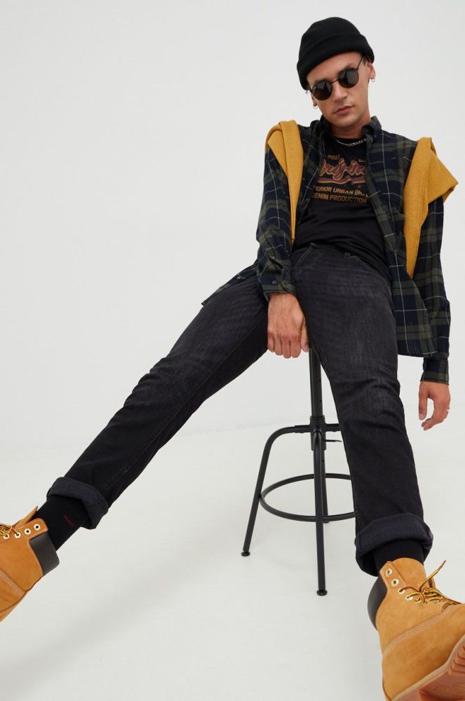 Джинси Jack & Jones чоловічі колір чорний (2581061)