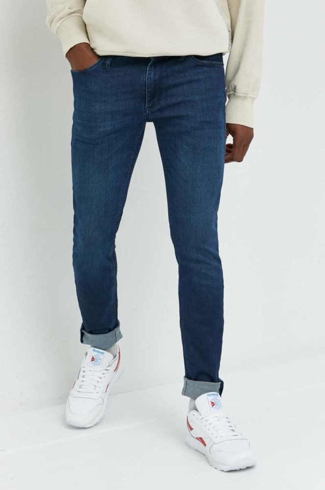Джинси Jack & Jones Liam чоловічі колір темно-синій (2832062)