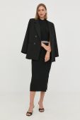 Сукня Karl Lagerfeld колір чорний midi облягаюча (2503208)