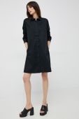 Сукня Seidensticker колір чорний mini розкльошена (2953475)
