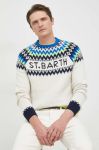 Светр з домішкою вовни MC2 Saint Barth чоловічий колір барвистий