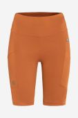 Шорти Fjallraven Abisko жіночі колір помаранчевий однотонні висока посадка F87138.243-243