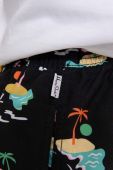 Шорти Happy Socks Island In The Sun чоловічі колір чорний