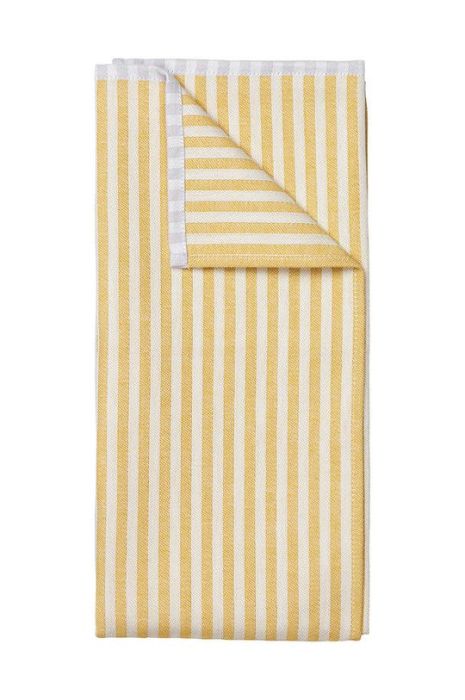 Набір кухонних рушників Broste Copenhagen Lamel 2-pack колір жовтий (2788083)