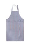 Бавовняний кухонний фартух Broste Copenhagen Strips колір фіолетовий