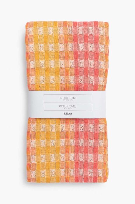 Набір кухонних рушників Calma House Ibiza 50 x 70 cm 2-pack колір помаранчевий