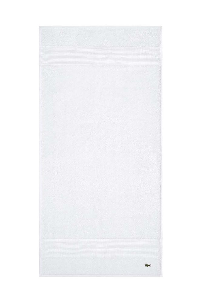 Бавовняний рушник Lacoste 50 x 100 cm колір білий (2950648)