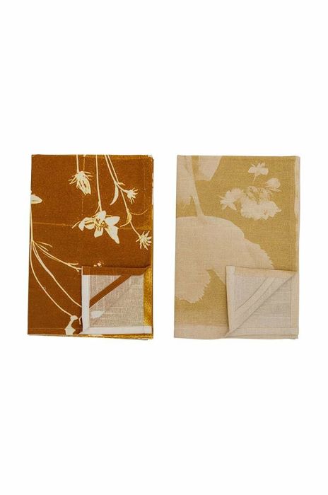 Набір кухонних рушників Bloomingville 2-pack колір жовтий