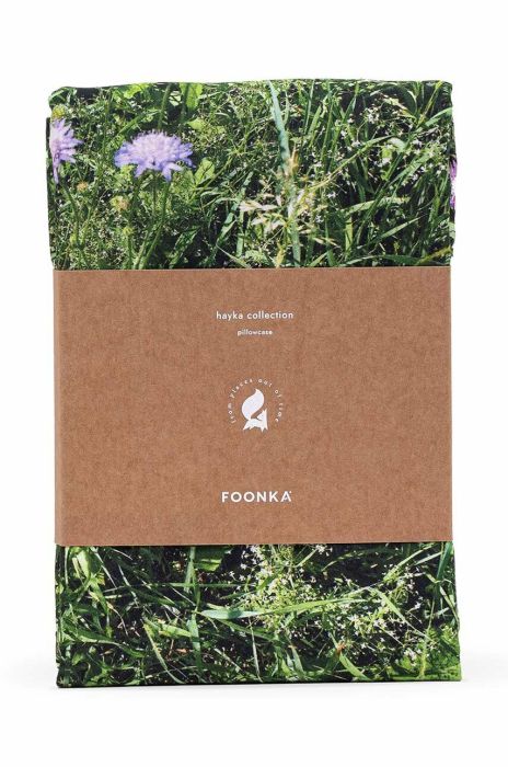 Бавовняна наволочка Foonka Alpejska ?aka 40x40 см колір зелений