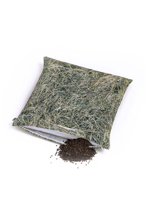 Подушка з наповнювачем з гречаного лушпиння Foonka Siano 40x40 cm колір сірий