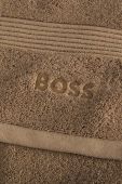 Маленький бавовняний рушник Hugo Boss Guest Towel Loft колір жовтий
