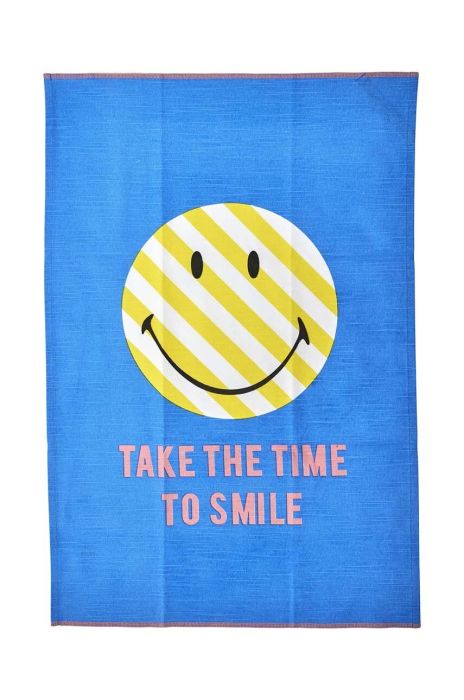 Бавовняний кухонний рушник Rice x Smiley колір барвистий (3423120)