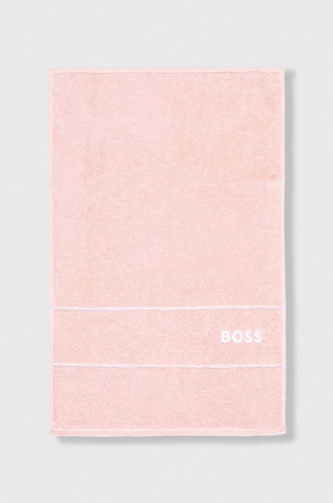 Маленький бавовняний рушник BOSS 40 x 60 cm колір рожевий (3530617)