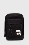 Рюкзак Karl Lagerfeld колір чорний малий з аплікацією