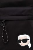 Рюкзак Karl Lagerfeld колір чорний малий з аплікацією