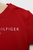 Дитяча бавовняна футболка Tommy Hilfiger колір червоний з принтом (2557961)
