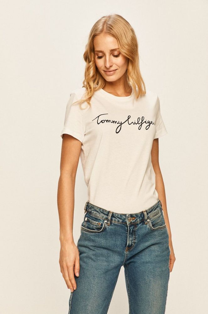 Tommy Hilfiger - Футболка колір білий (508711)