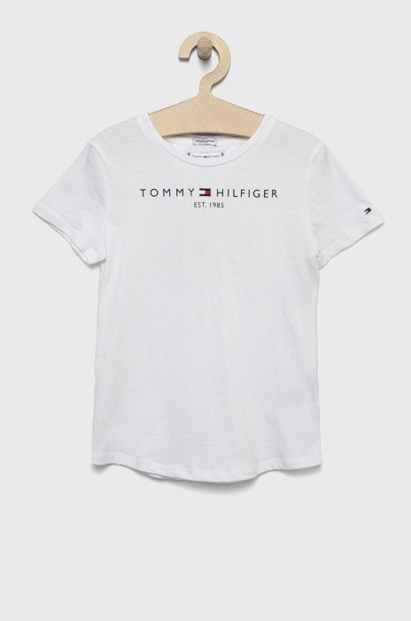 Дитяча бавовняна футболка Tommy Hilfiger колір білий (2557947)