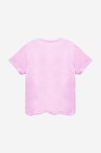 Дитяча бавовняна футболка Vans колір рожевий з принтом