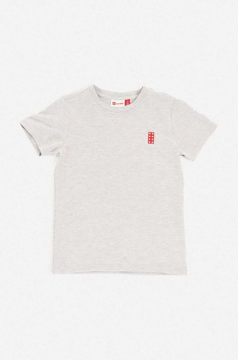 Дитяча футболка Lego колір сірий з принтом (3302036)