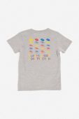 Дитяча футболка Lego колір сірий з принтом (3302036)