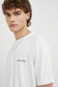 Бавовняна футболка Marc O'Polo колір білий з аплікацією