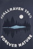 Бавовняна футболка Fjallraven Forest Mirror колір синій з принтом F87045-560