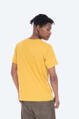 Бавовняна футболка Fjallraven Logo колір жовтий з принтом F87310-160