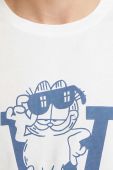 Бавовняна футболка Wood Wood x Garfield колір білий візерунок 30045700.2222-WHITE