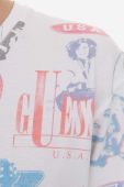 Бавовняна футболка Guess Aop Tee колір білий візерунок M3GI06.KBB50-F0C9