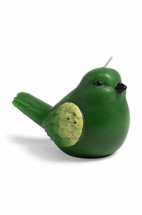 Свічка декоративна &k amsterdam Chirp Dark Green колір зелений