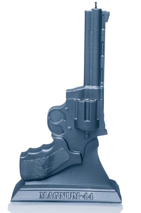 Свічка декоративна Candellana Magnum колір блакитний (3255580)