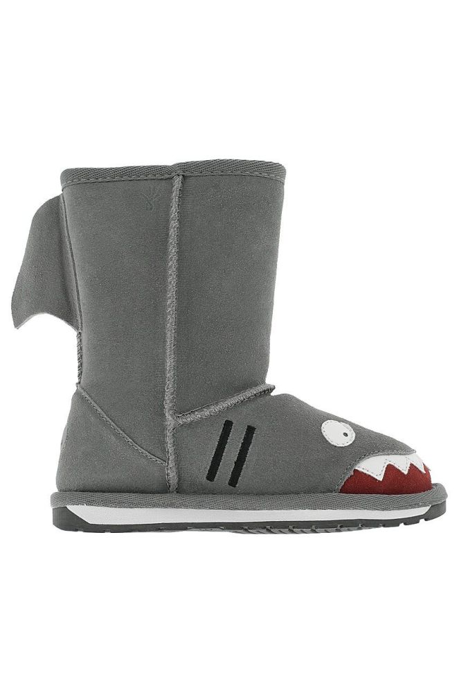 Emu Australia - Дитячі черевики  Shark Putt колір сірий