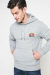 Кофта Ellesse чоловіча колір сірий з капюшоном з принтом shs02216-athlGREY