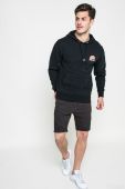 Кофта Ellesse чоловіча колір чорний з капюшоном з принтом shs02216-athlGREY