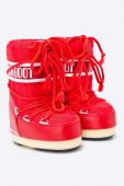 Moon Boot - Дитячі зимові черевики Nylon Rosso колір червоний