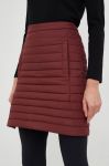 Спідниця Jack Wolfskin колір бордовий mini пряма