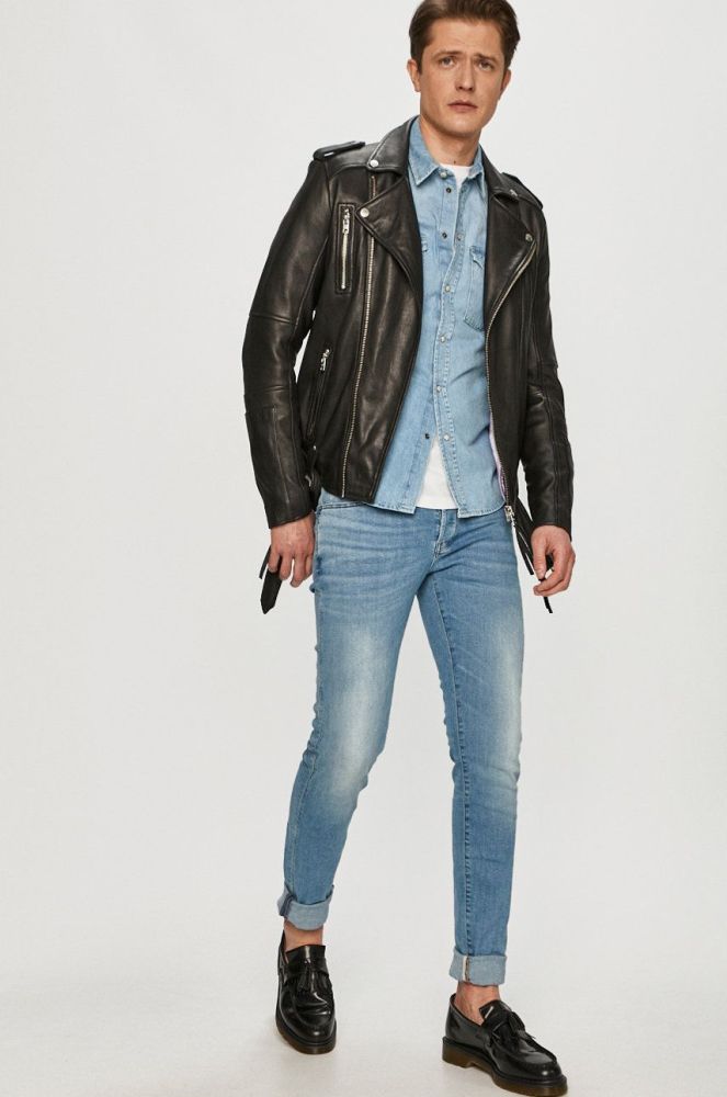 G-Star Raw - Джинси 3301 колір блакитний (1220824)