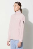 Спортивна кофта Columbia Fast Trek II жіноча колір рожевий однотонна 1465351-607