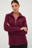 Спортивна кофта Columbia Fast Trek Ii жіноча колір фіолетовий однотонна 1465351-607