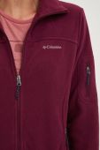Спортивна кофта Columbia Fast Trek Ii жіноча колір фіолетовий однотонна 1465351-607