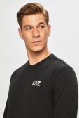 Кофта EA7 Emporio Armani чоловіча колір чорний з принтом (360257)