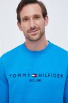 Кофта Tommy Hilfiger чоловіча колір зелений з аплікацією (3492148)