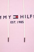 Кофта Tommy Hilfiger чоловіча колір рожевий з капюшоном з аплікацією
