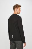 EA7 Emporio Armani - Лонгслів колір чорний (361251)