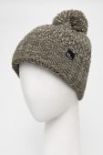 Шапка Jack Wolfskin колір зелений з товстого трикотажу (2655508)