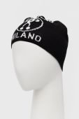 Вовняна шапка Moschino колір чорний вовна (2566885)